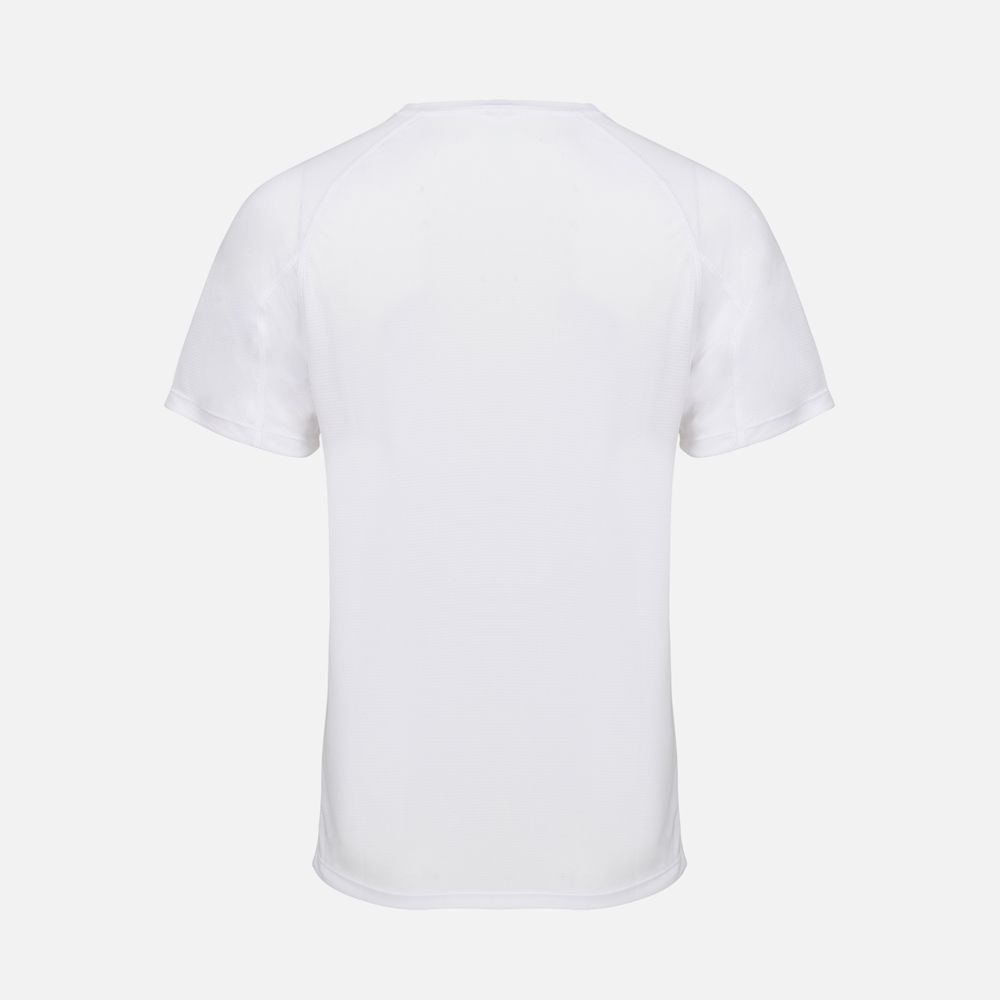 Футболка спортивная унисекс Vortex, белая — изображение 2