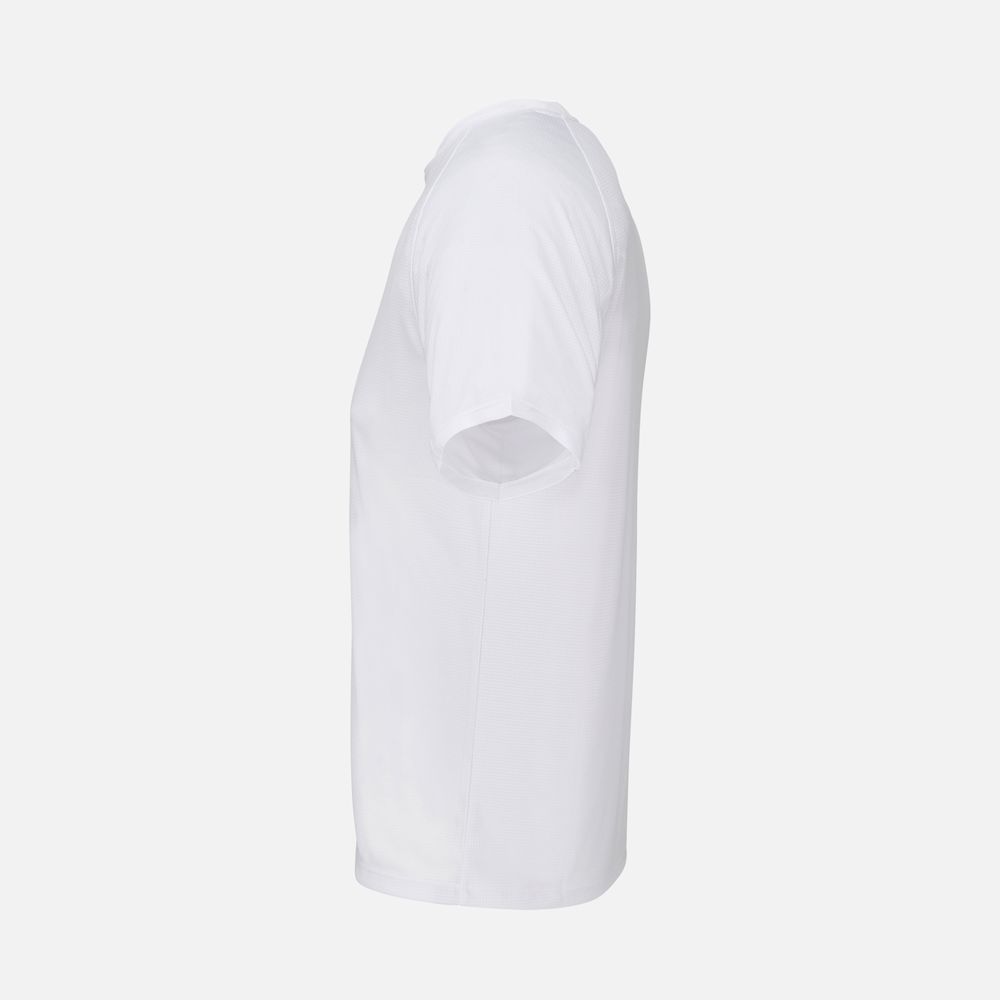 Футболка спортивная унисекс Vortex, белая — изображение 3