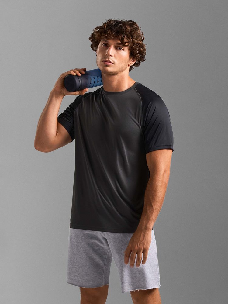 Футболка спортивная унисекс Vortex, белая — изображение 6