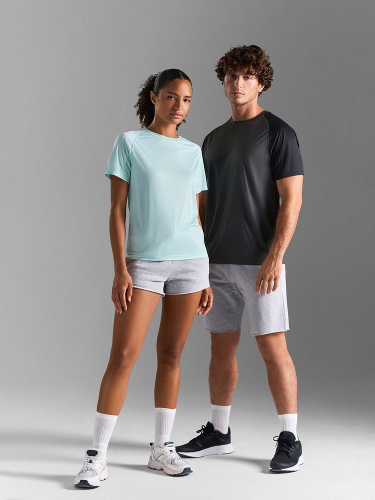 Футболка спортивная унисекс Vortex, белая — изображение 7