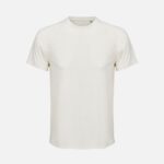 Футболка спортивная унисекс Vortex, молочно-белая