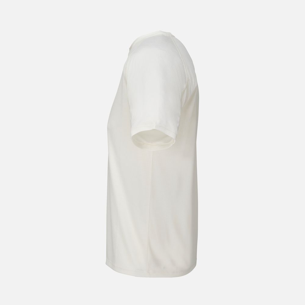 Футболка спортивная унисекс Vortex, молочно-белая — изображение 3