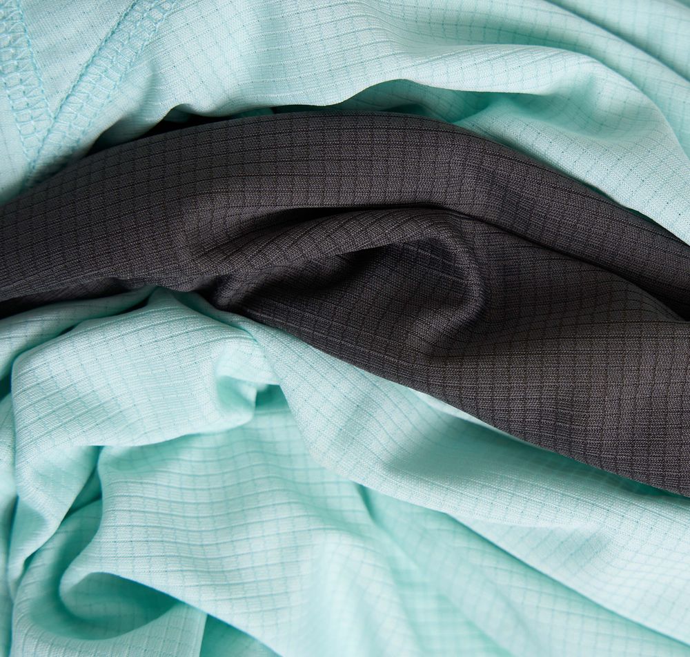 Футболка спортивная унисекс Vortex, зелено-голубая — изображение 4