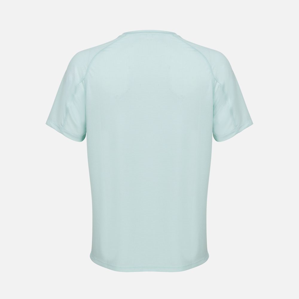 Футболка спортивная унисекс Vortex, зелено-голубая — изображение 2