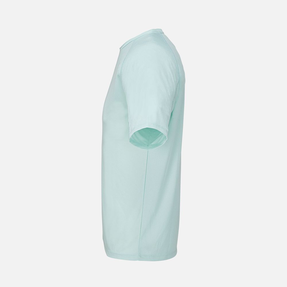 Футболка спортивная унисекс Vortex, зелено-голубая — изображение 3