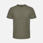 Футболка спортивная унисекс Vortex, темный хаки