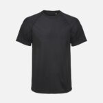 Футболка спортивная унисекс Vortex, черная