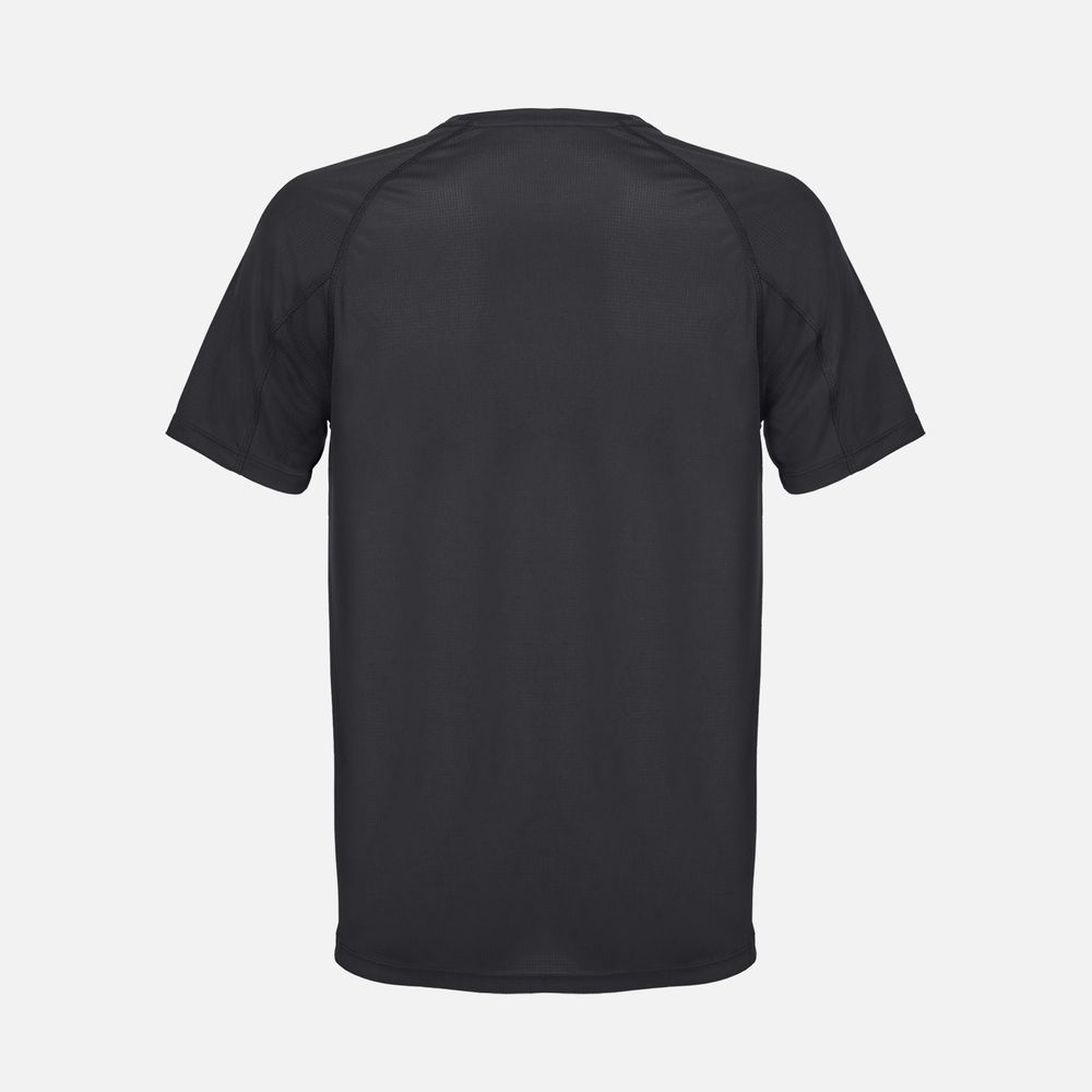 Футболка спортивная унисекс Vortex, черная — изображение 2