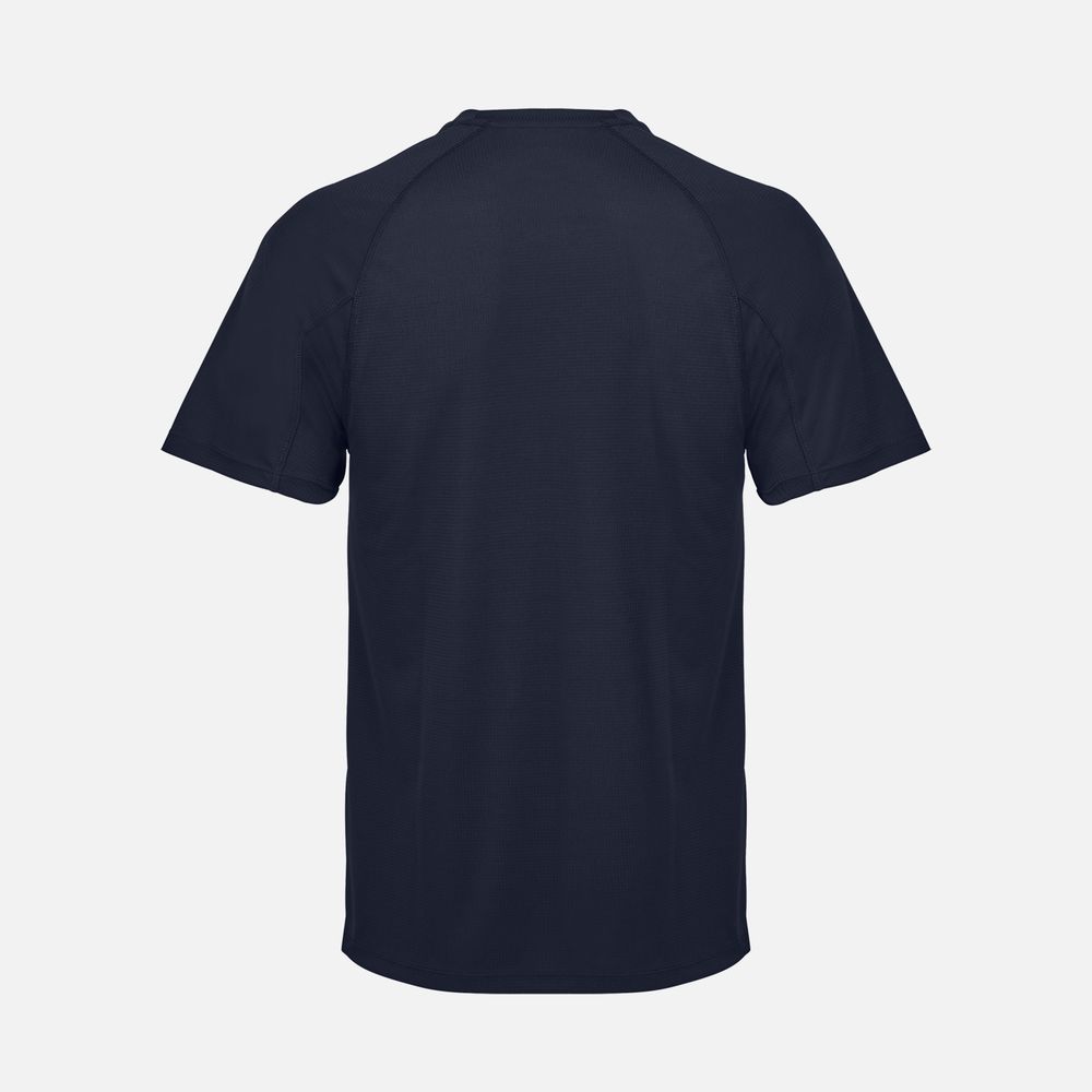 Футболка спортивная унисекс Vortex, темно-синяя — изображение 2