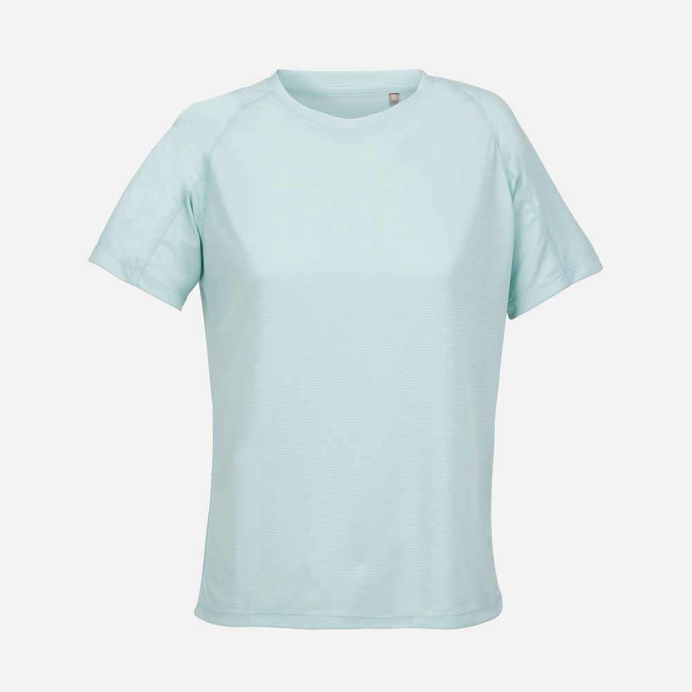 Футболка спортивная женская Vortex Women, зелено-голубая