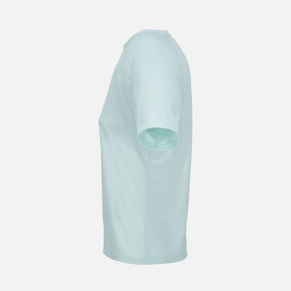 Футболка спортивная женская Vortex Women, зелено-голубая — изображение 3