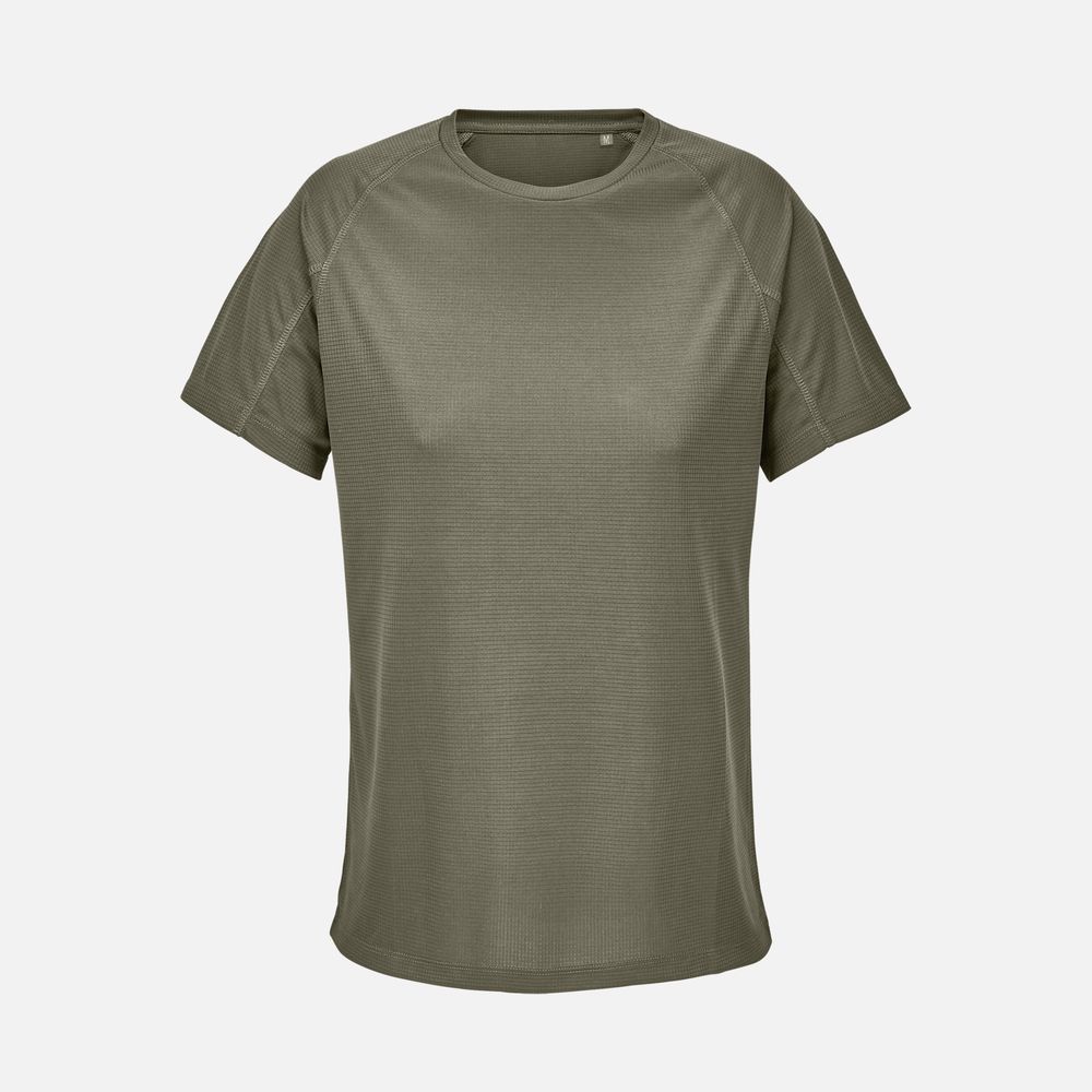 Футболка спортивная женская Vortex Women, темный хаки