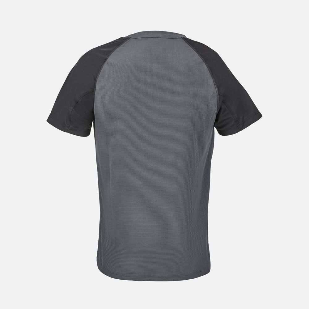 Футболка спортивная женская Vortex Women, черная с темно-серым — изображение 2