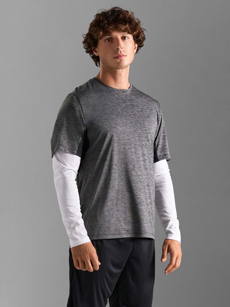 Футболка спортивная унисекс Storm, белая — изображение 4