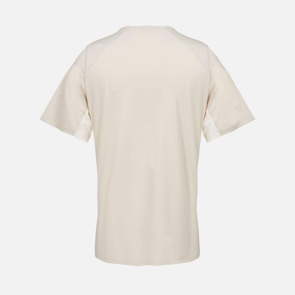 Футболка спортивная унисекс Storm, бежевая (льняная) — изображение 2