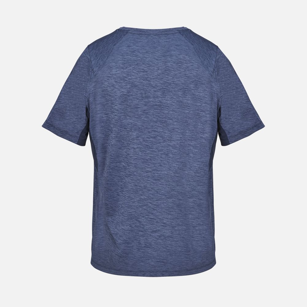 Футболка спортивная унисекс Storm, темно-синий меланж — изображение 2