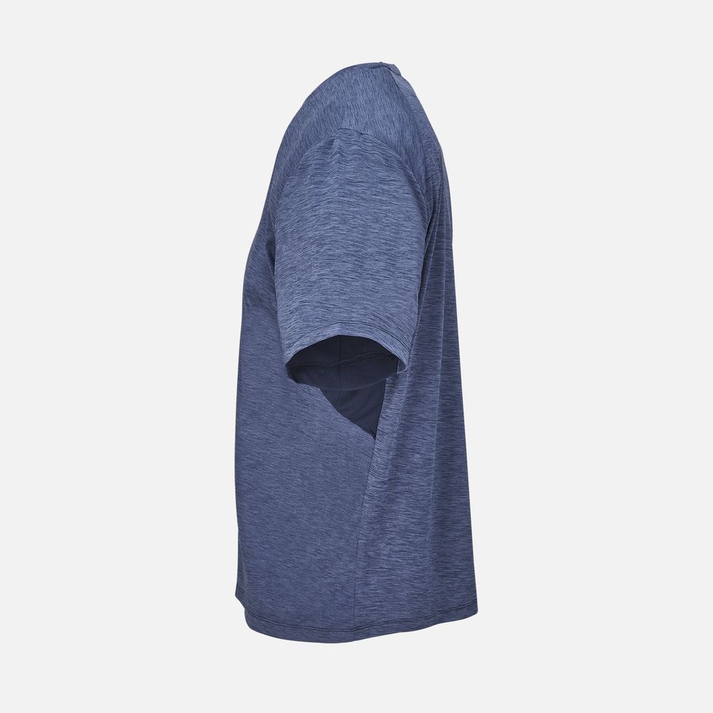 Футболка спортивная унисекс Storm, темно-синий меланж — изображение 3