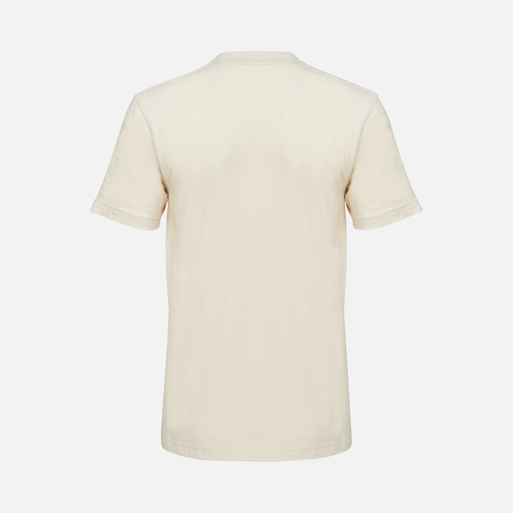 Футболка унисекс Cliff, светло-бежевая (неокрашенная) — изображение 2