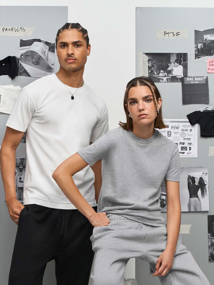 Футболка унисекс Cliff, серый меланж — изображение 7