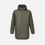 Куртка-парка унисекс Reverse, темный хаки