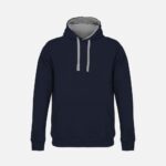 Худи унисекс Cameron, темно-синее с серым