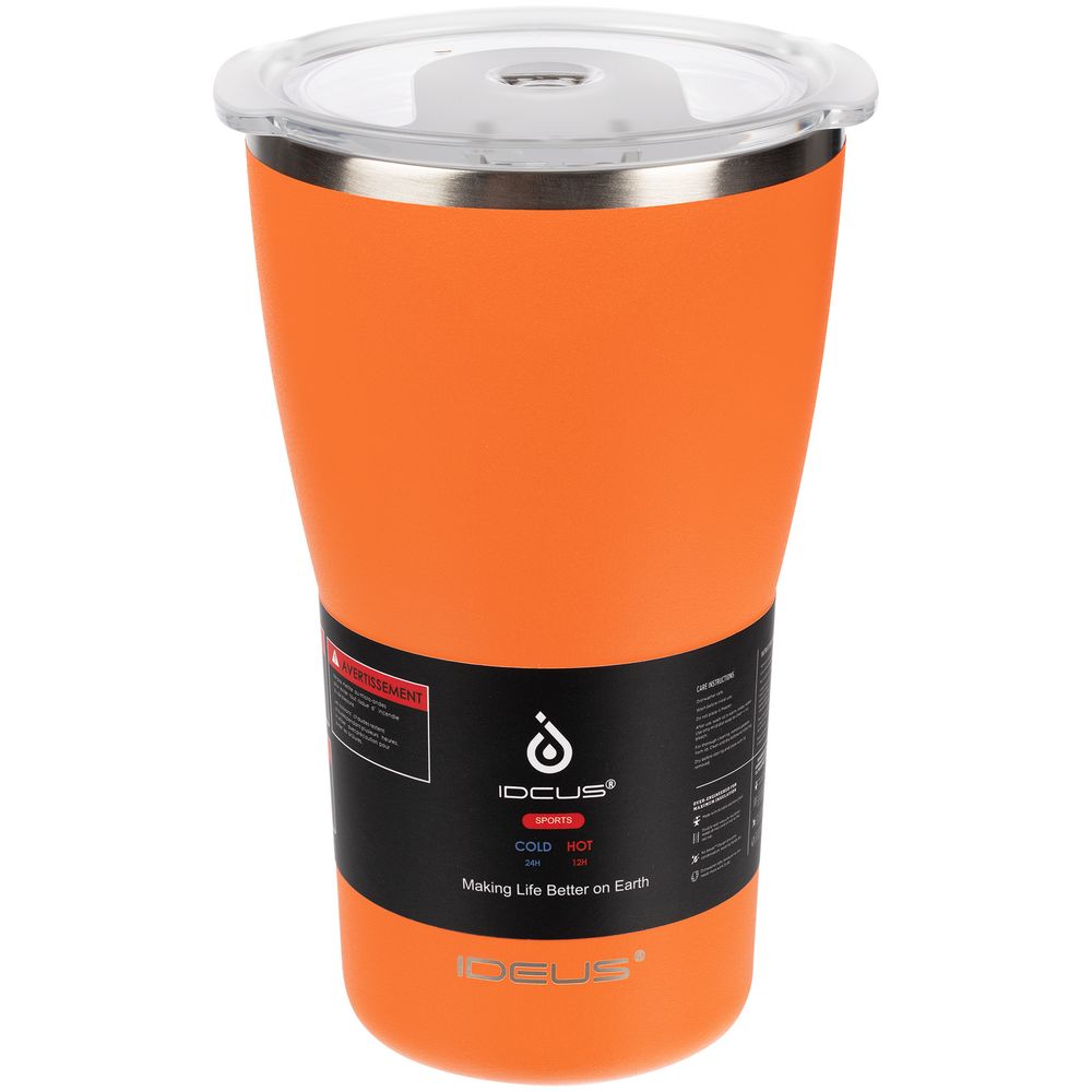 Термостакан Sapporo, оранжевый — изображение 9