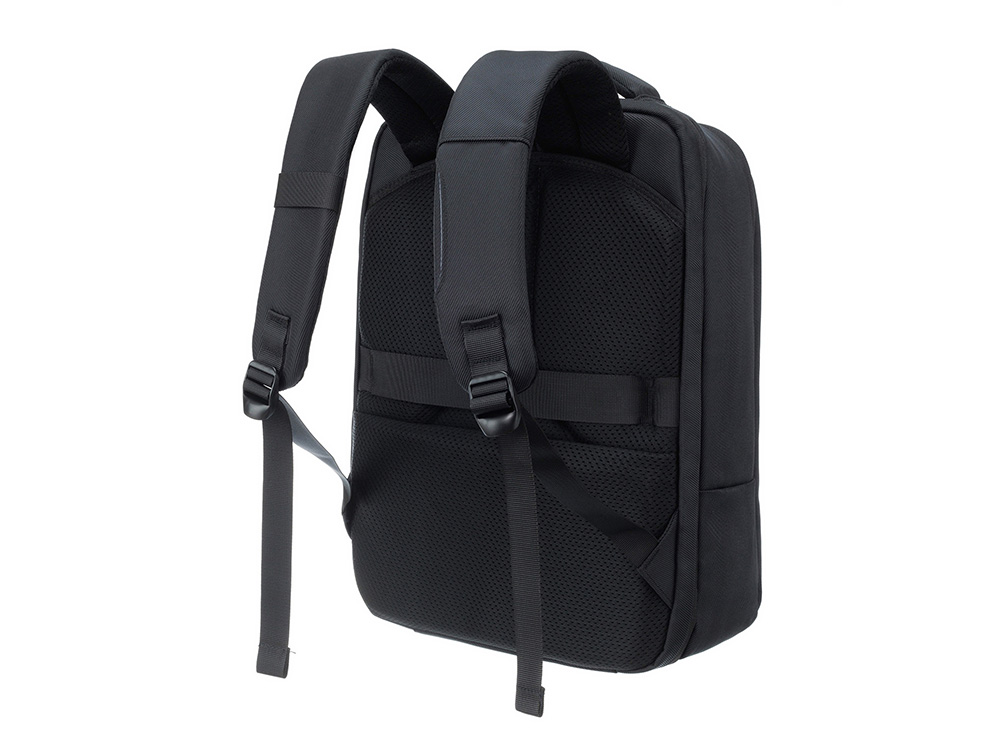 Рюкзак TORBER ВОЯЖ c отделением для ноутбука 17'', черный, полиэстер 900D, 31х17х44 см, 18 л — изображение 3