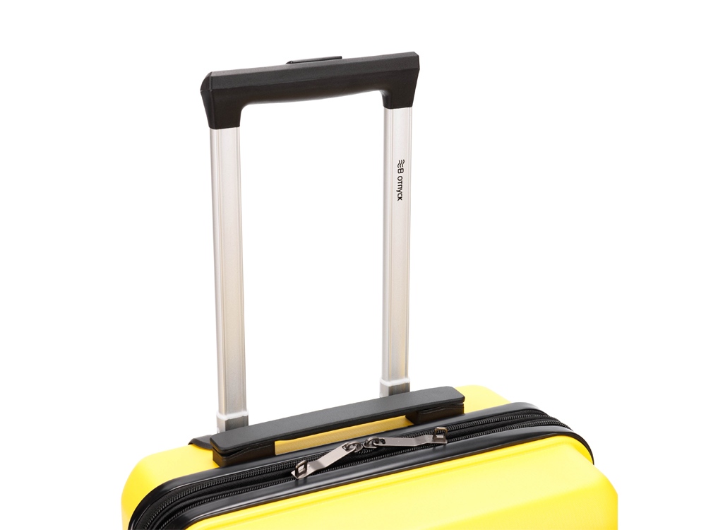 Чемодан TORBER В Отпуск, жёлтый, полипропилен, 33 х 22 х 53 см, 35 л — изображение 5