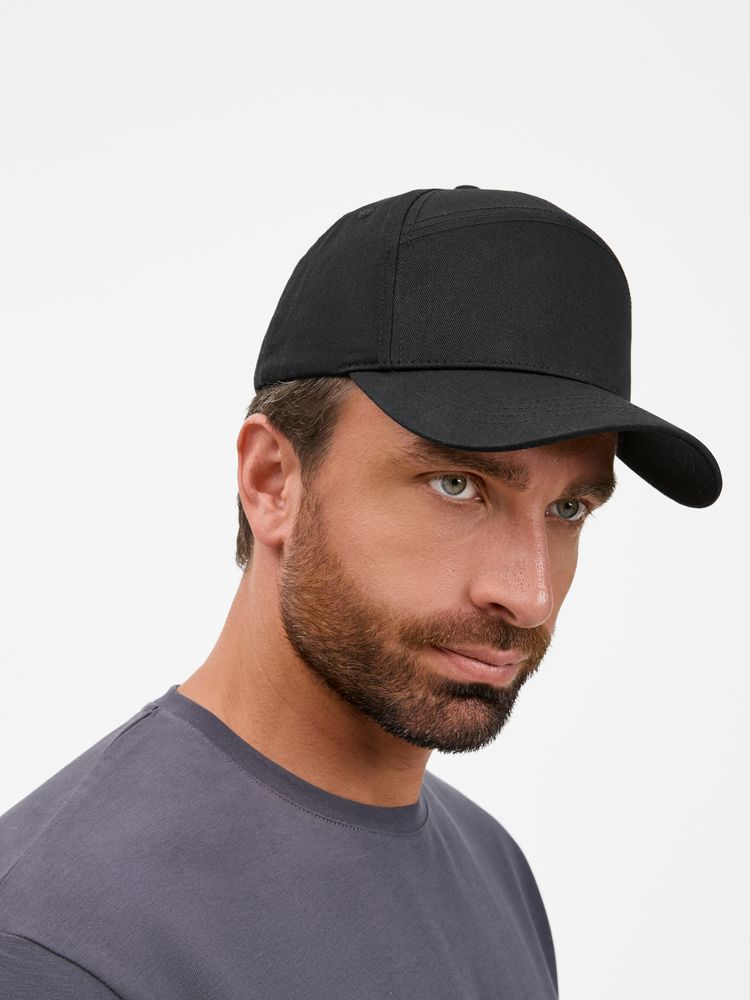 Бейсболка Settaro, черная — изображение 5