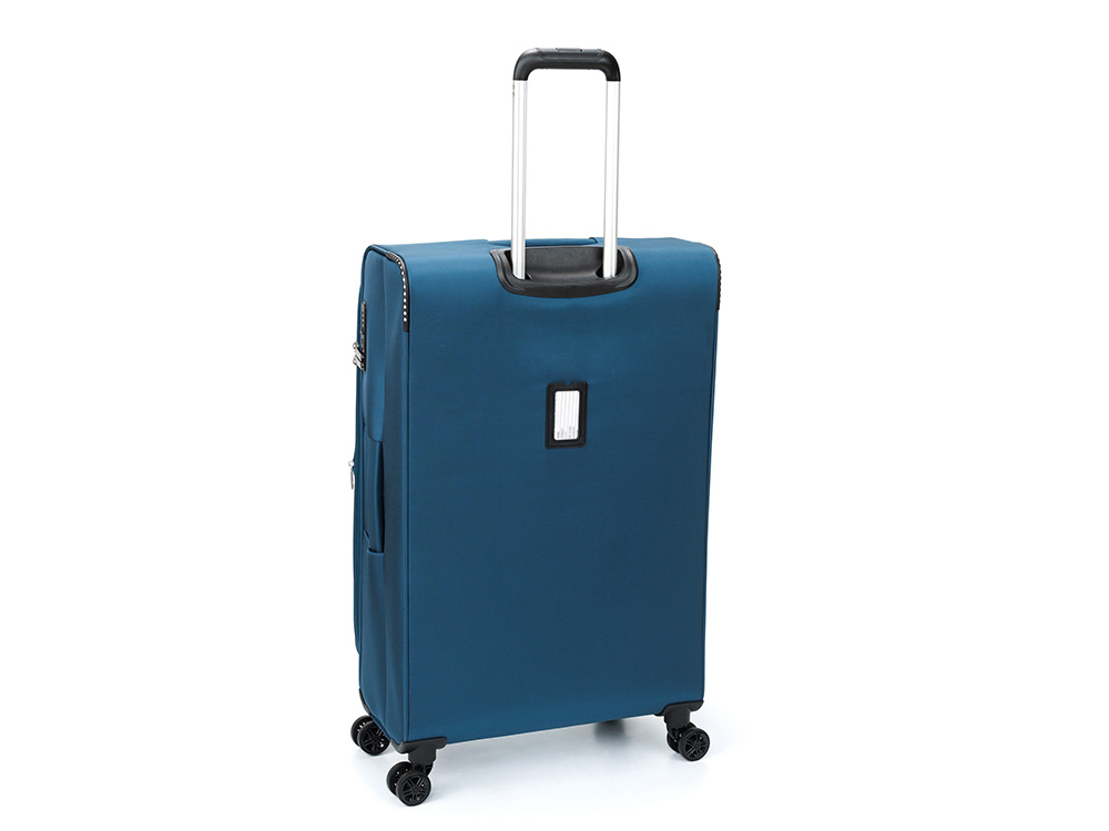 Чемодан TORBER ВИВИ, синий, полиэстер, 48 х 28 х 78 см, 89 л — изображение 3