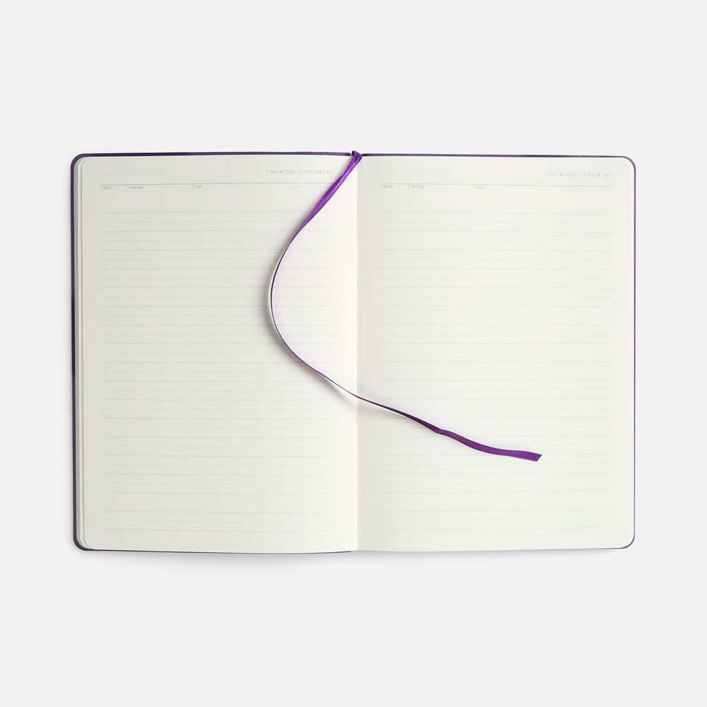 Ежедневник Vale New, недатированный, фиолетовый — изображение 7