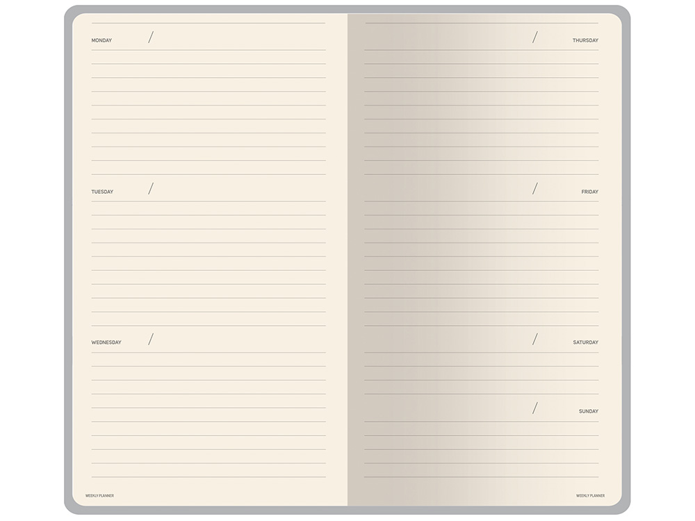 Еженедельник недатированный А6 Verde с нашивкой, зеленый — изображение 6