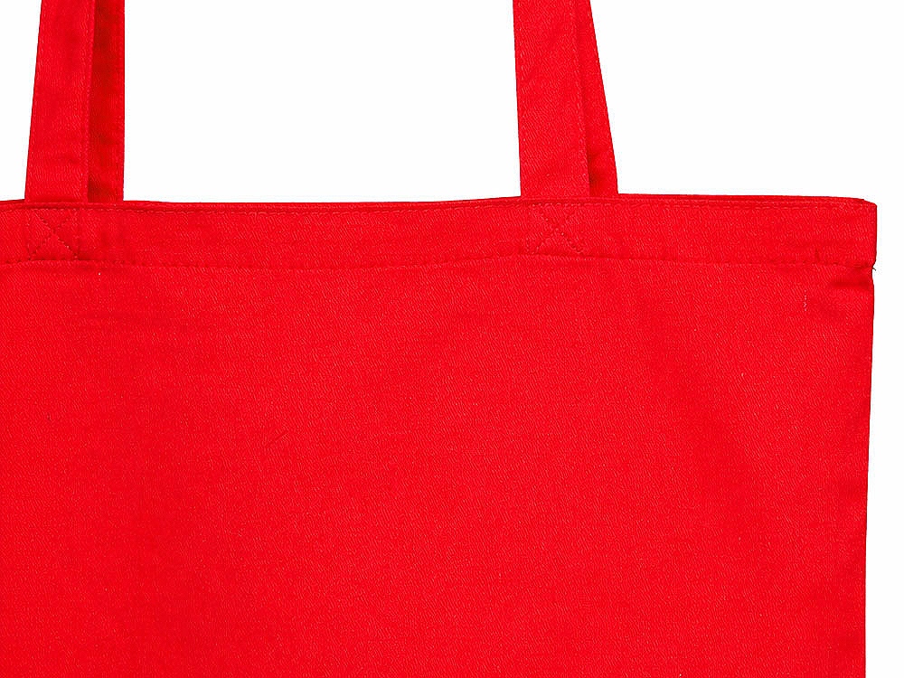 Сумка Кэррими 180 из хлопка, 180 г/м2, красный — изображение 3