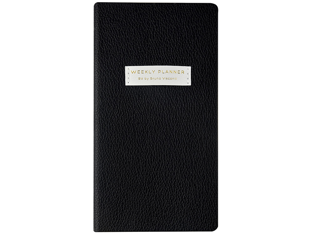 Еженедельник недатированный А6 Black с нашивкой, черный — изображение 2