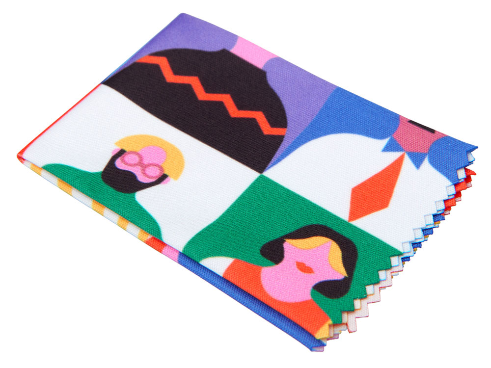 Салфетка для протирания очков с возможностью полноцветной печати — изображение 3