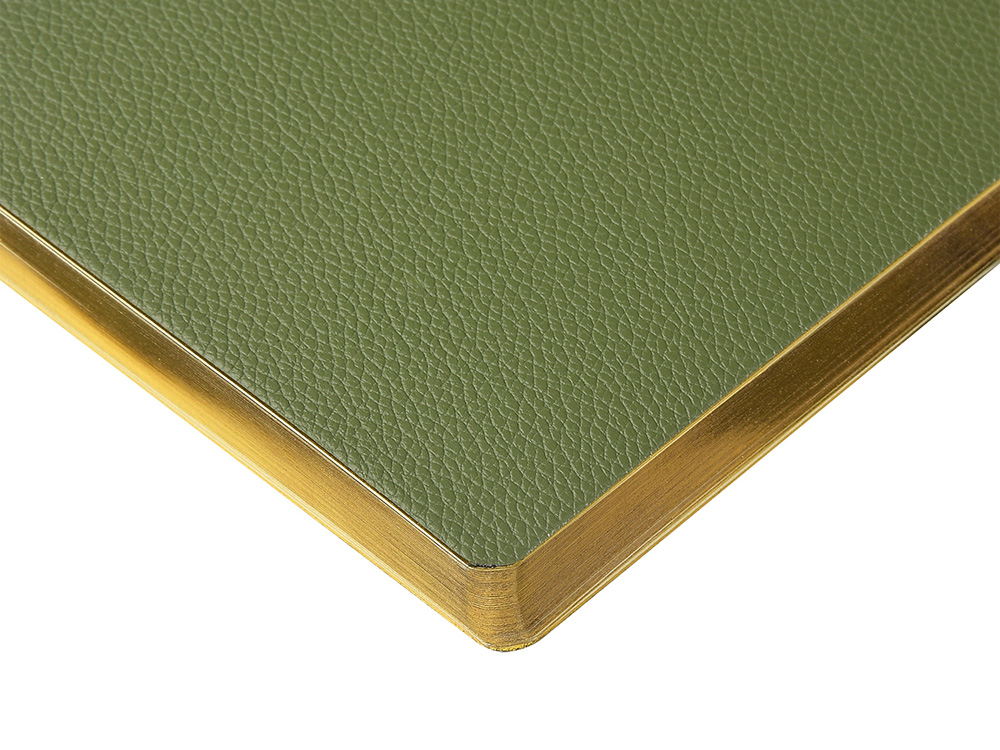 Ежедневник недатированный А5 Verde с нашивкой, зеленый — изображение 5