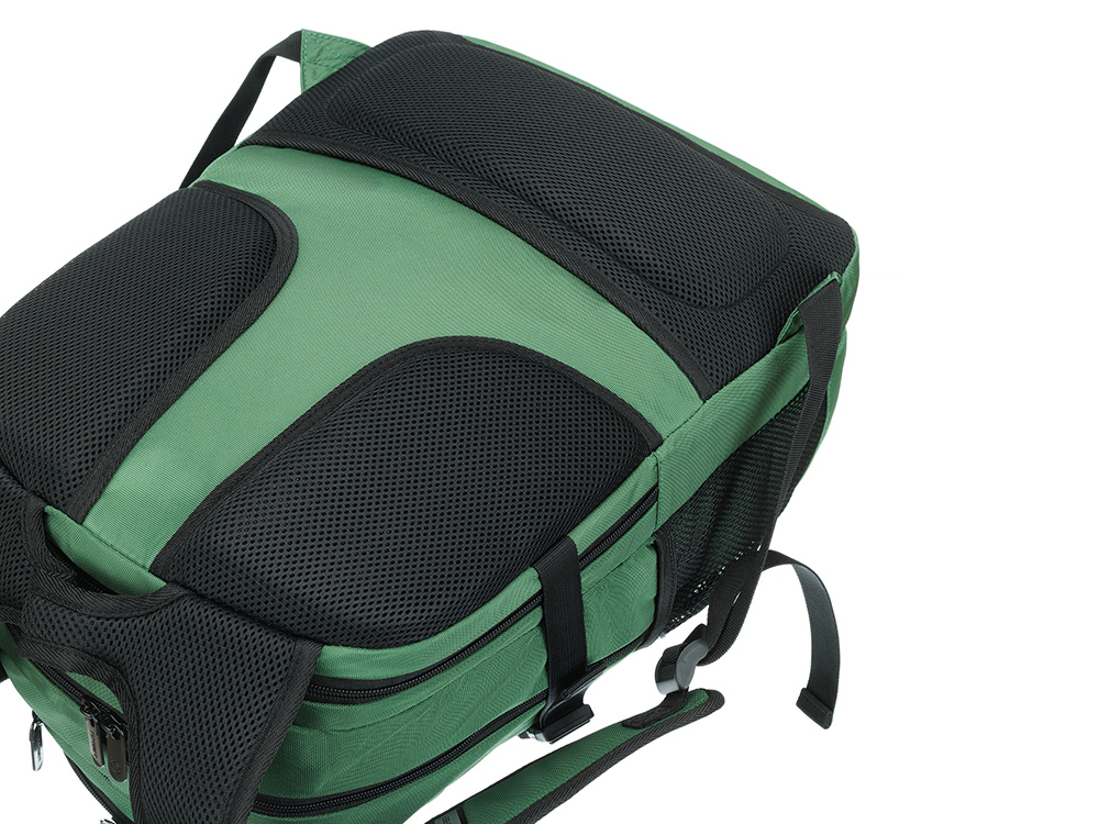 Рюкзак TORBER МЕГАПОЛИС с отделением для ноутбука 16, зеленый, полиэстер, 47 х 34 x 28 см — изображение 8