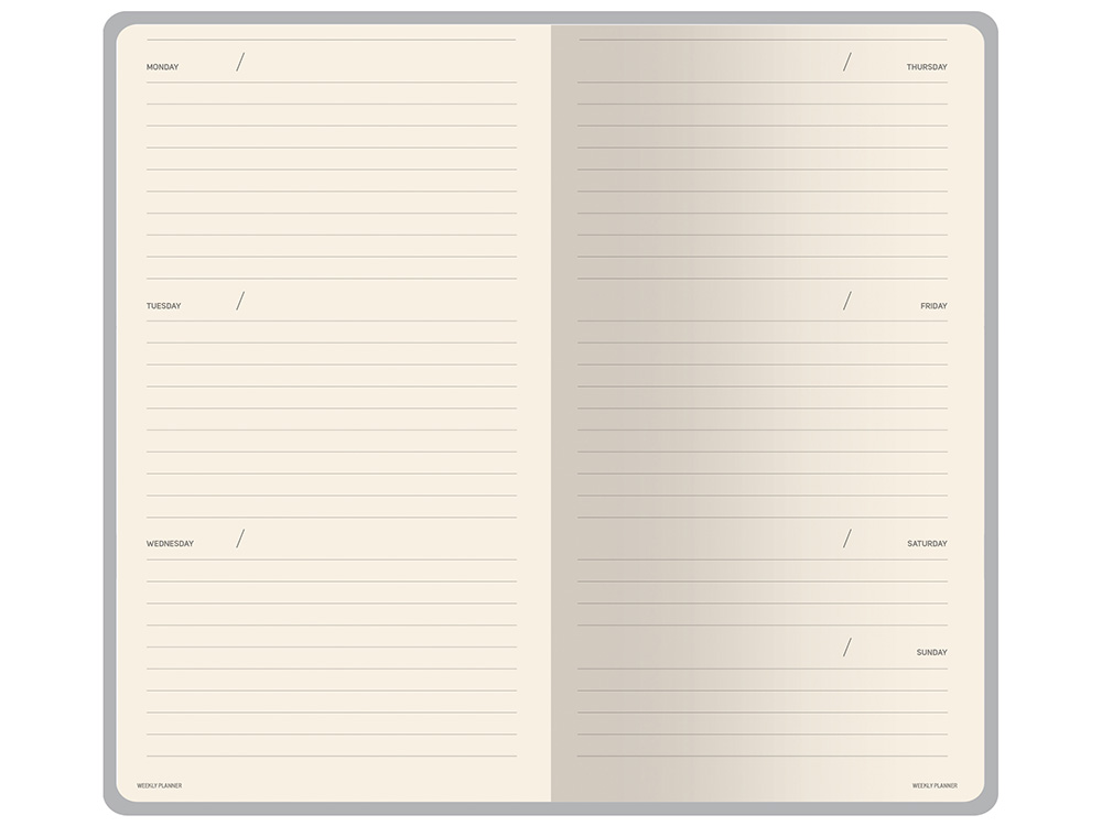 Еженедельник недатированный А6 Black с нашивкой, черный — изображение 6