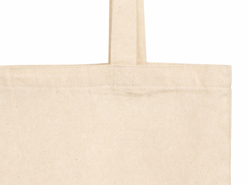Сумка Кэррими 180 из хлопка, 180 г/м2, натуральный — изображение 3