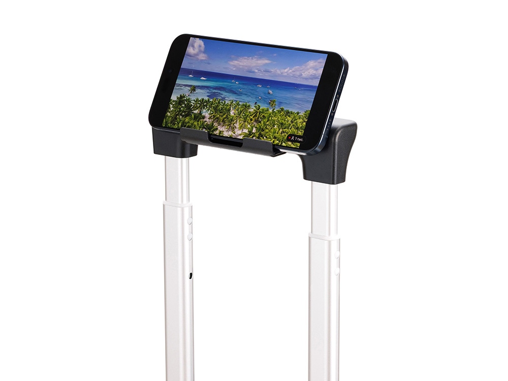 Чемодан TORBER БАЙКАЛ, тёмно-серый металлик, поликарбонат, 37,5 x 20 х 54 см, 37 л — изображение 11