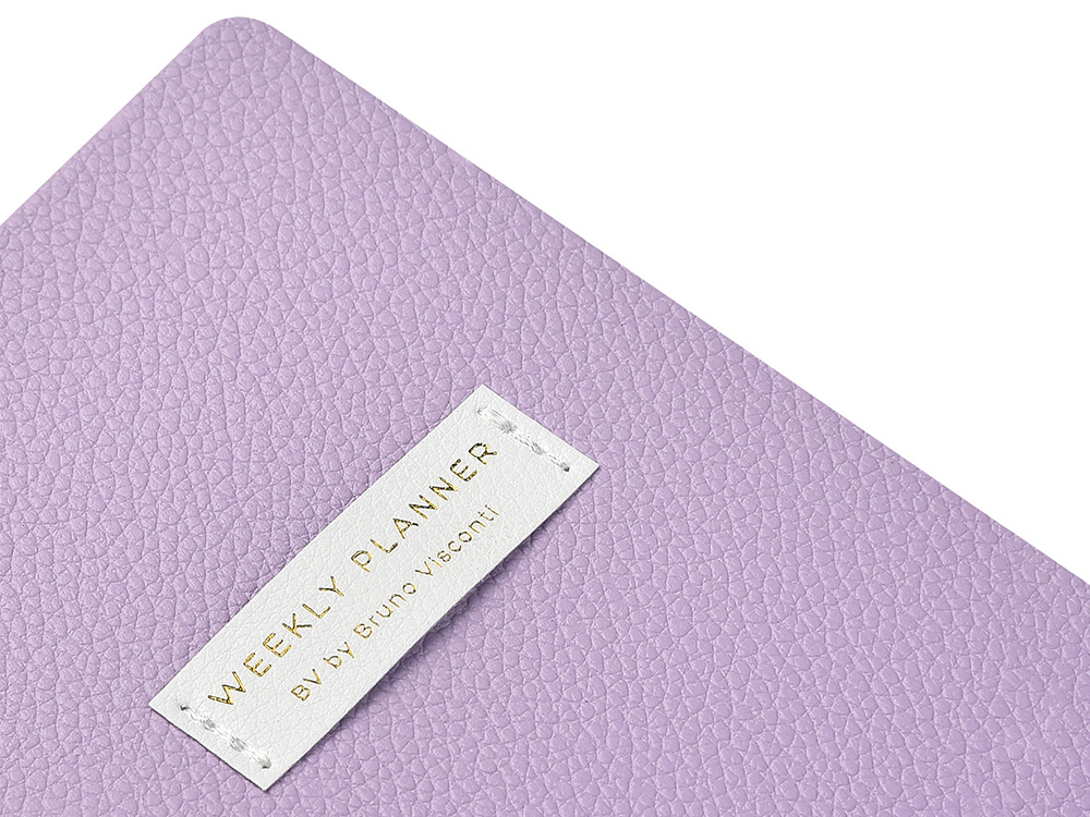 Еженедельник недатированный А6 Zefirс нашивкой, сиреневый — изображение 3