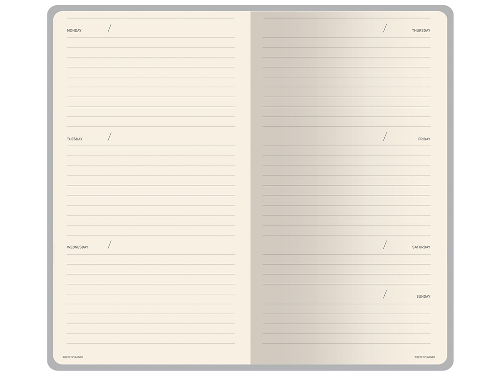 Еженедельник недатированный А6 Morandi. Пыльная роза с нашивкой, пыльно-розовый — изображение 6