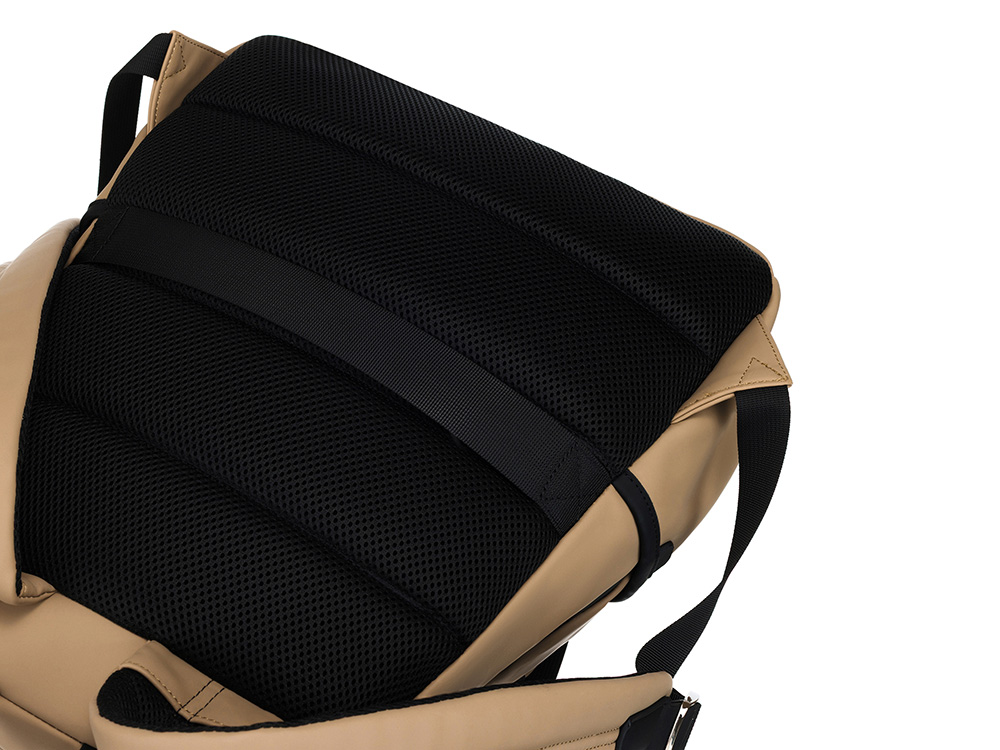 Рюкзак TORBER НОВА с отделением для ноутбука 14.1, бежевый, полиэстер, 31,5 х 12,5 х 39,5 см — изображение 7