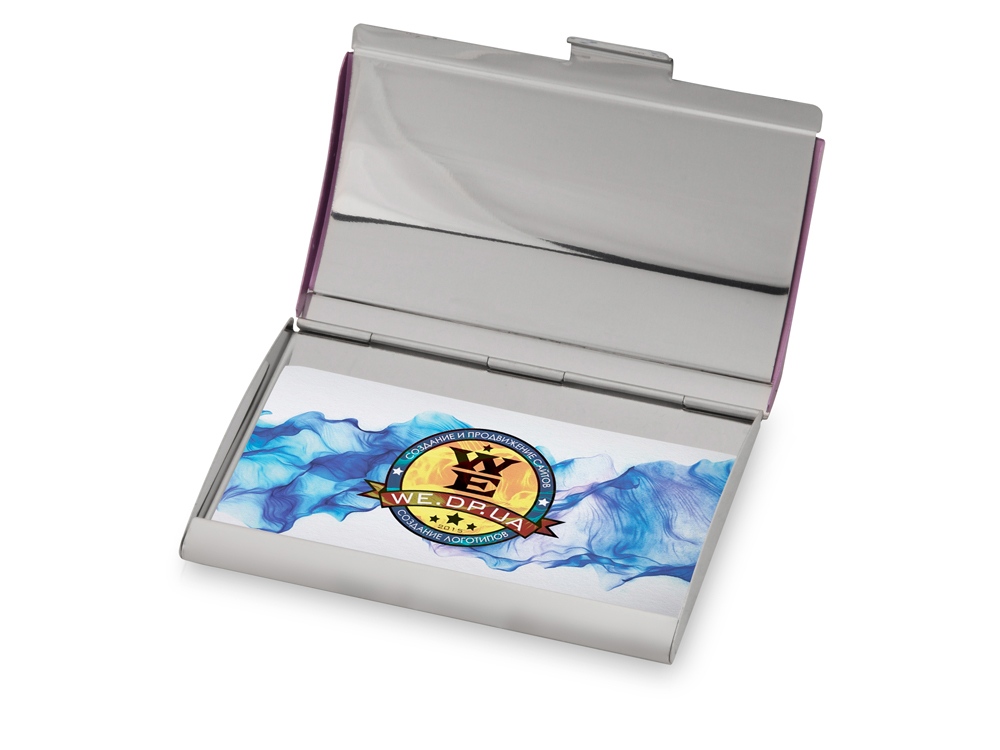 Визитница Смит, фиолетовый/серебристый — изображение 2