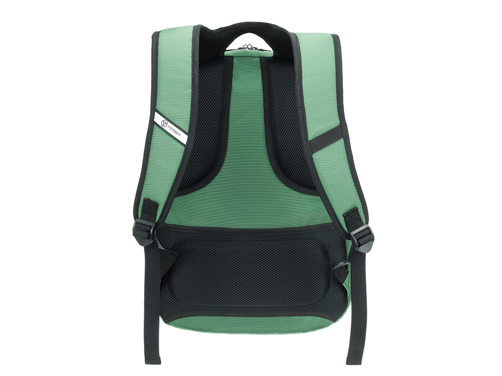 Рюкзак TORBER МЕГАПОЛИС с отделением для ноутбука 16, зеленый, полиэстер, 47 х 34 x 28 см — изображение 4