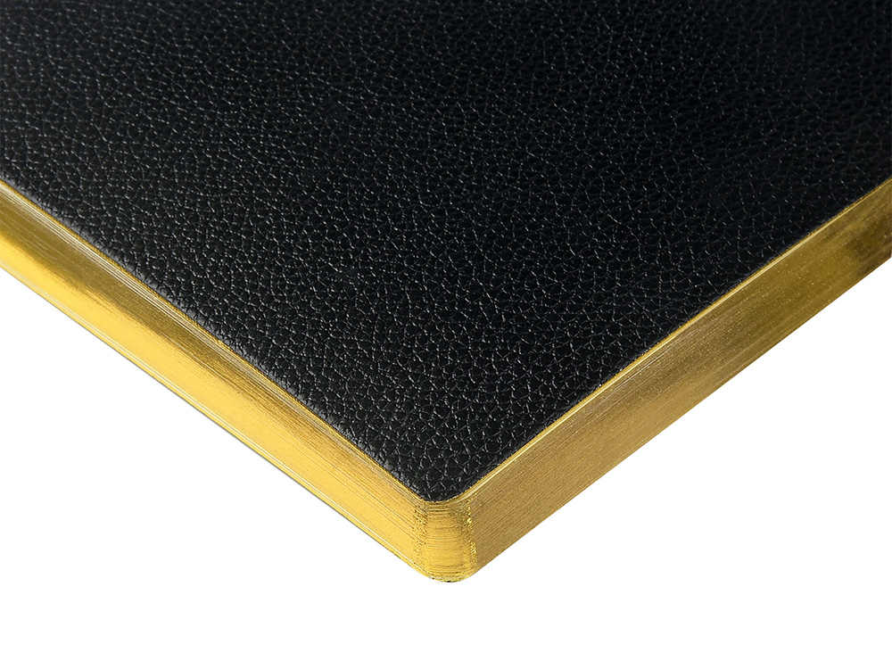 Ежедневник недатированный А5 Black с нашивкой, черный — изображение 5