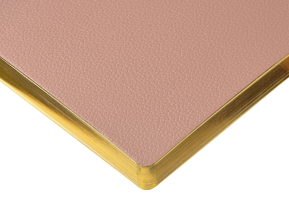 Ежедневник недатированный А5 Morandi. Пыльная роза с нашивкой, пыльно-розовый — изображение 5