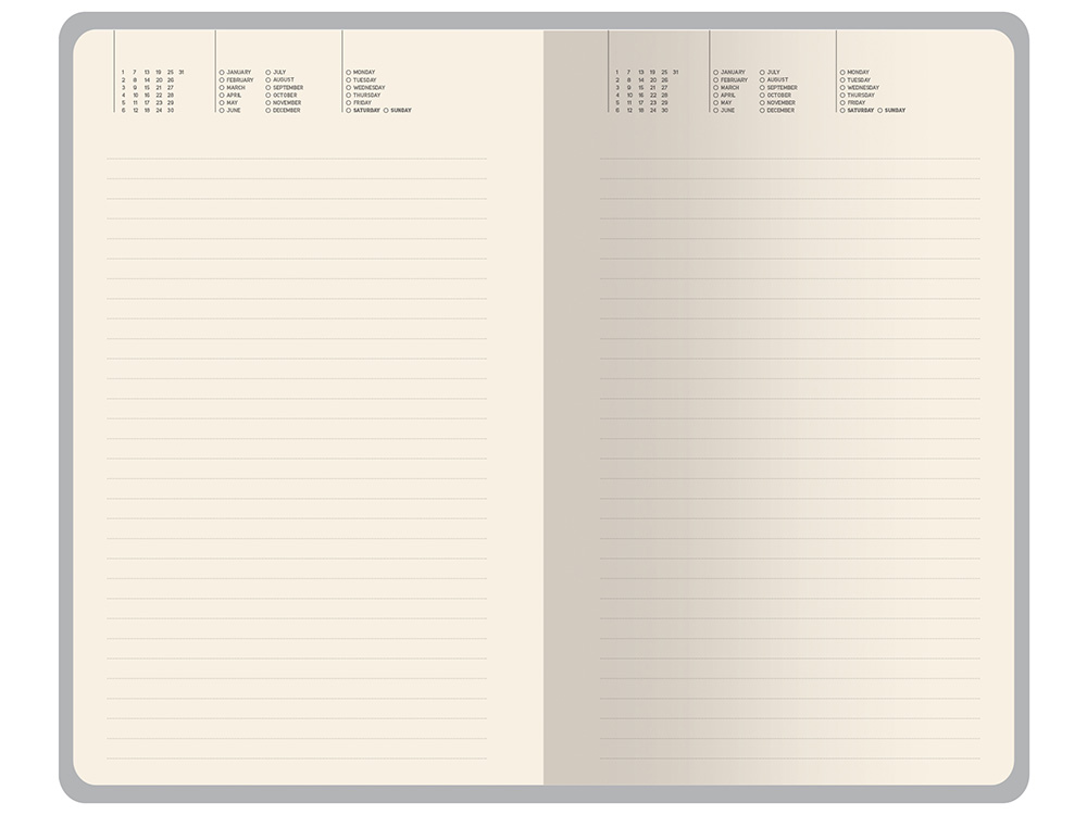 Ежедневник недатированный А5 Morandi. Пыльная роза с нашивкой, пыльно-розовый — изображение 7