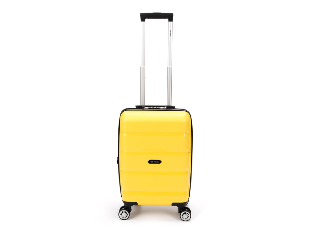 Чемодан TORBER В Отпуск, жёлтый, полипропилен, 33 х 22 х 53 см, 35 л — изображение 9