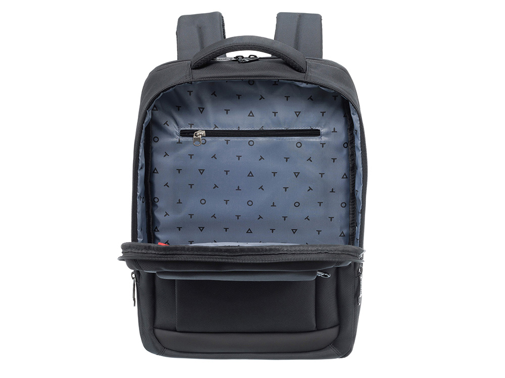 Рюкзак TORBER ВОЯЖ c отделением для ноутбука 17'', черный, полиэстер 900D, 31х17х44 см, 18 л — изображение 5